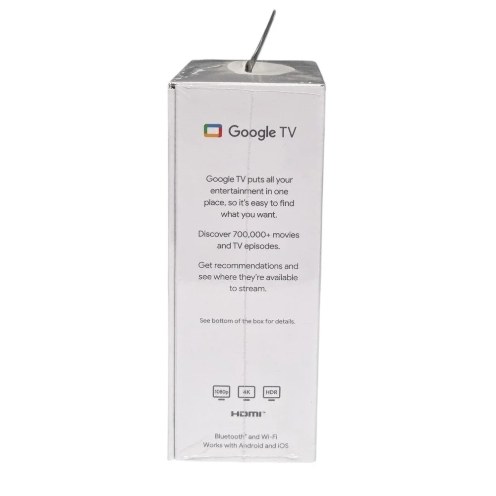 Chromecast with Google TV‎ 4K HDMI Plug & Play Content Streaming with Remote NEW